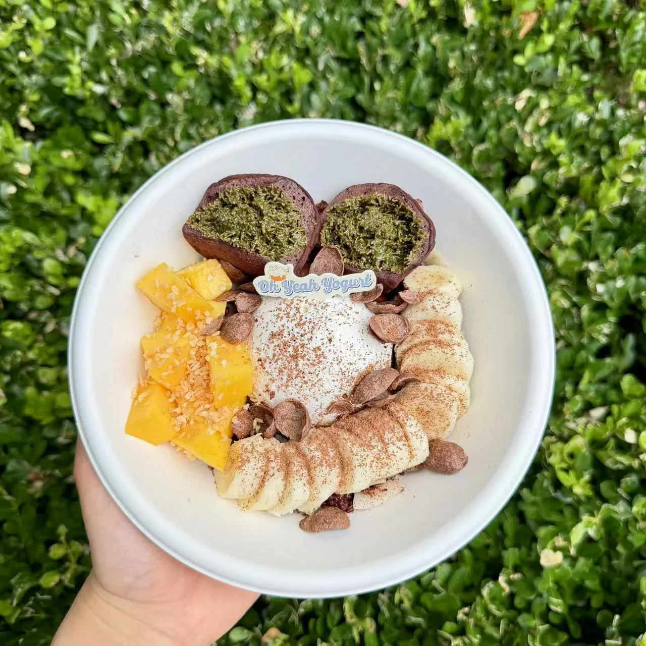 OH YEAH Yogurt mango banana bowl